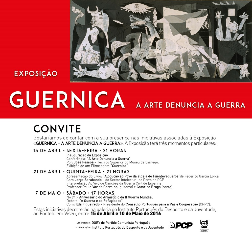 Convite Guernica Viseu 2016