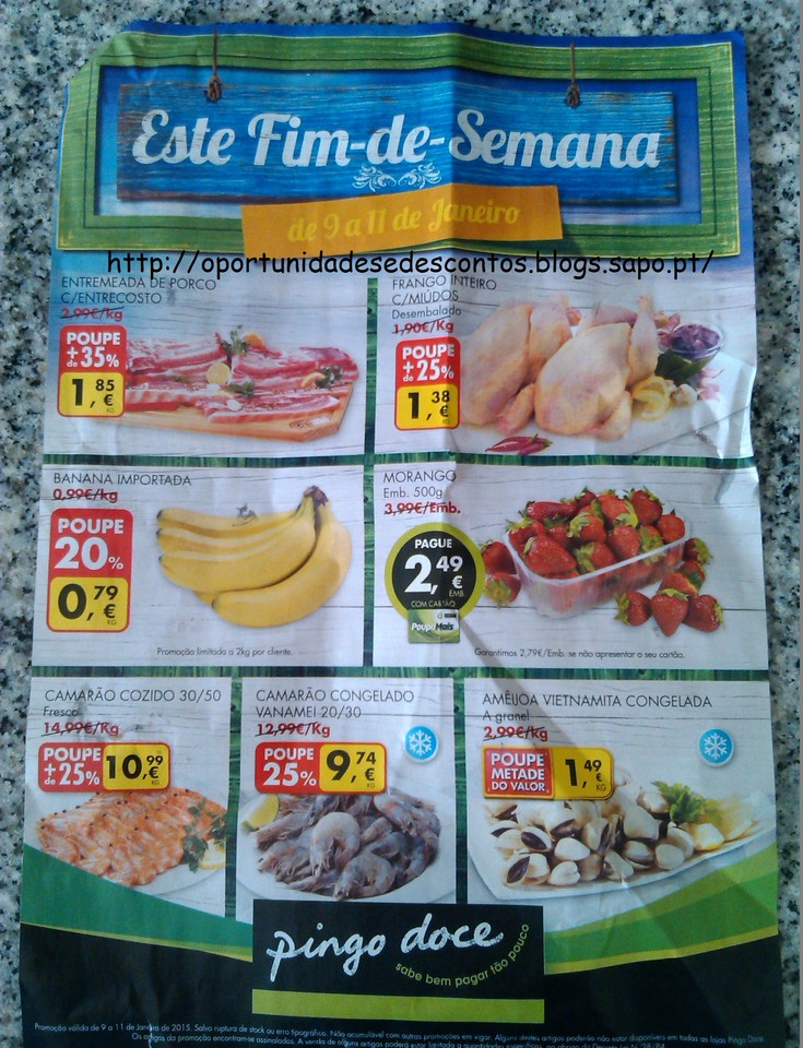 Antevisão folheto Pingo Doce Este Fim de Semana