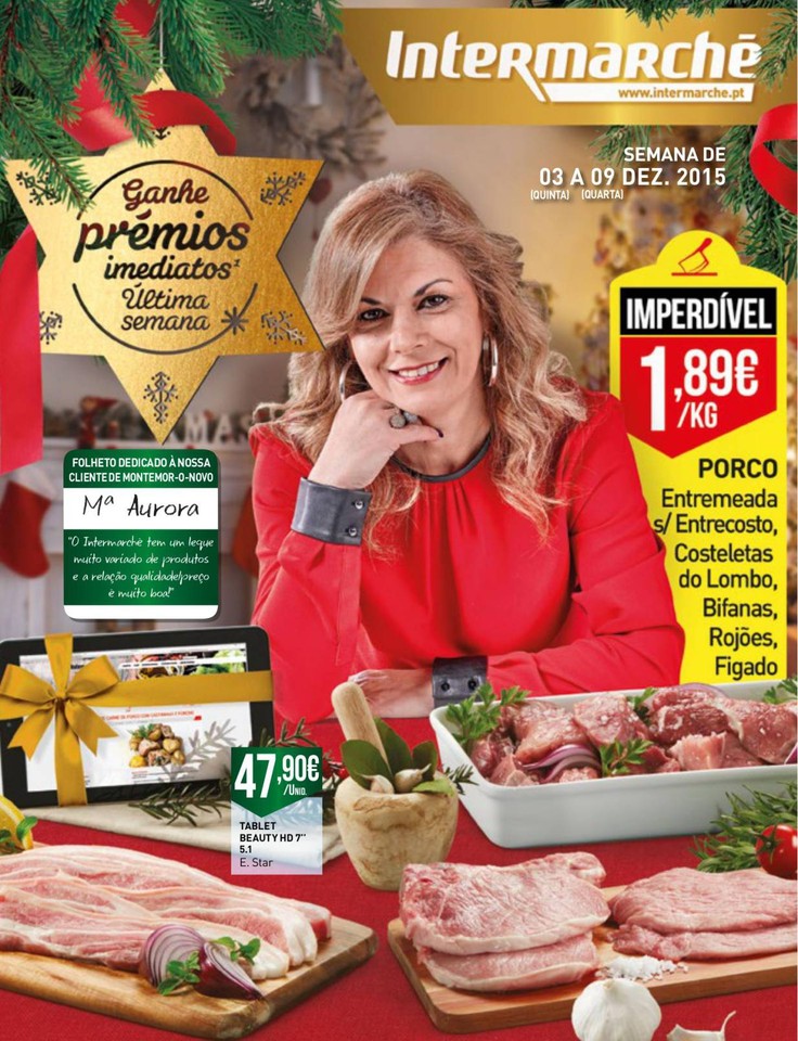 Antevisão folheto Intermarche Antevisão folheto Intermarche 3 a 9 dez