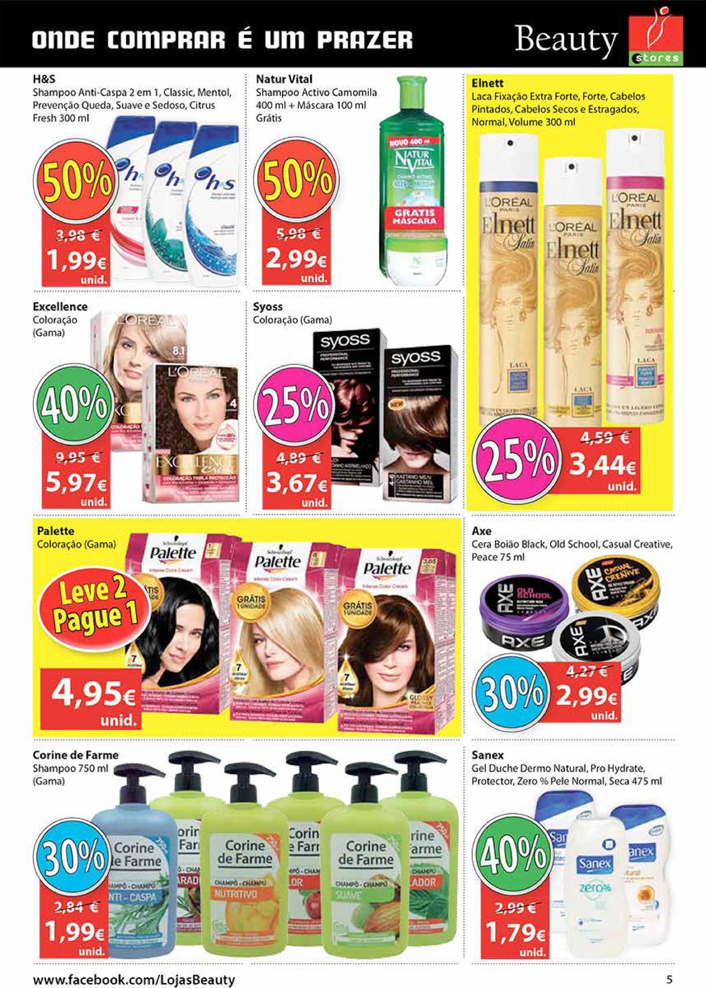 Novo folheto Beauty Stores 