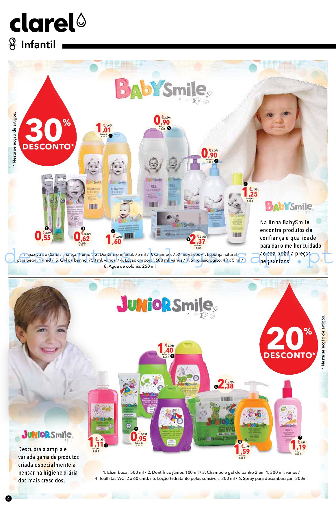 Antevisão folheto Clarel 