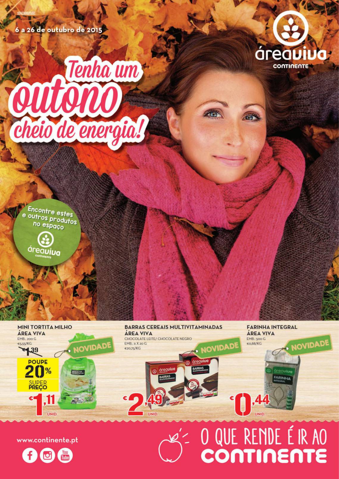 Antevisão folheto Continente especial área viva