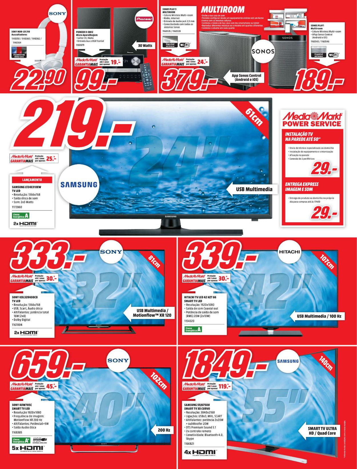 Novo folheto Media Markt  