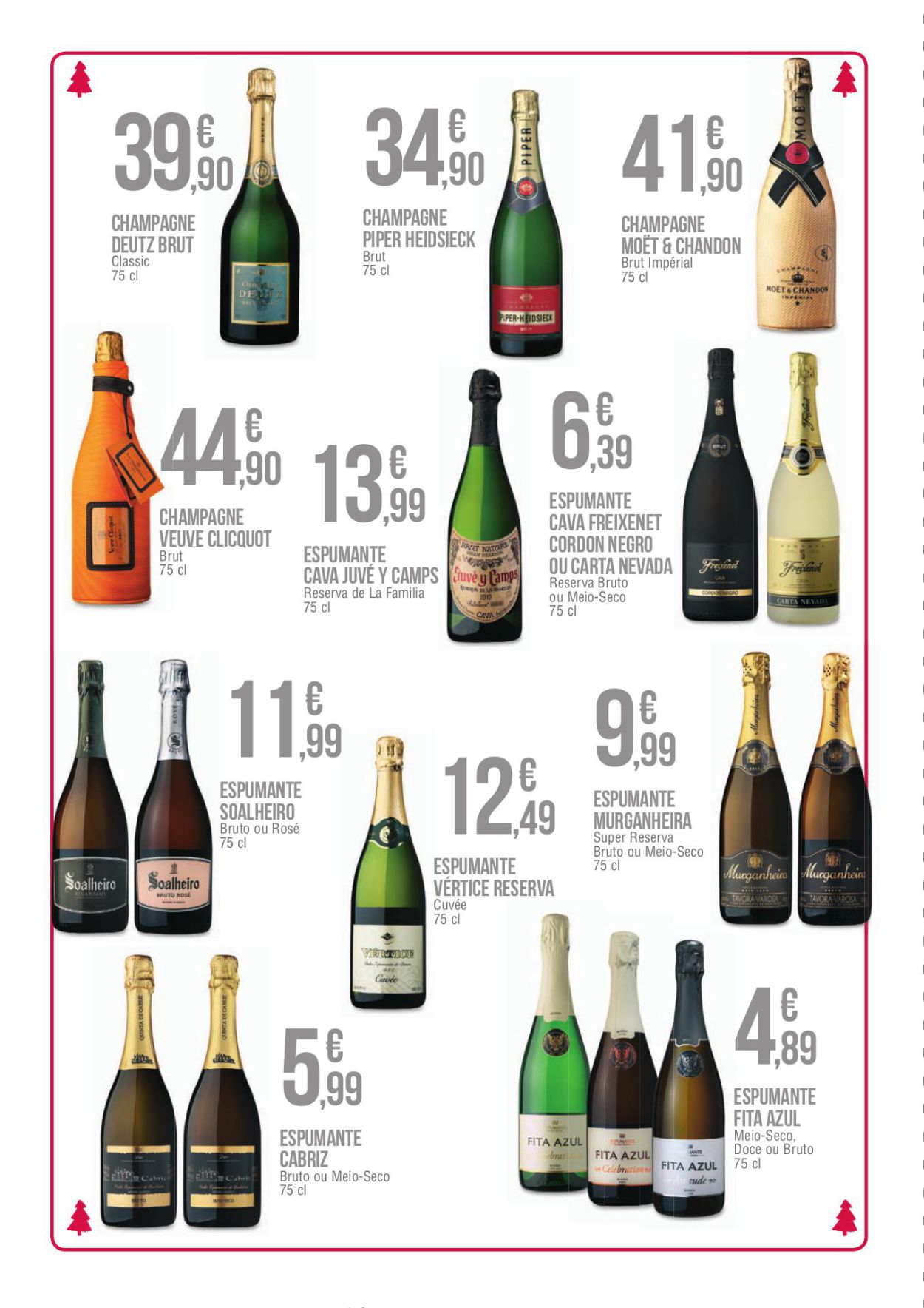 Novo folheto promoções El Corte Ingles 12a31dez