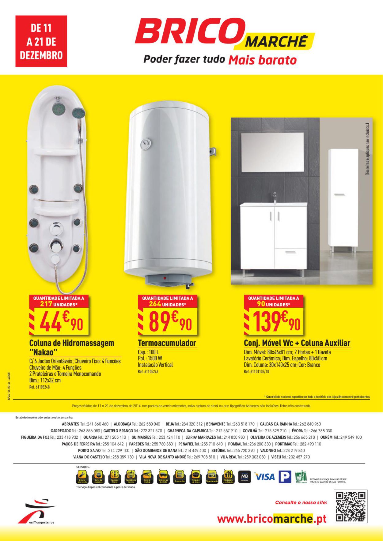 Novo folheto promoções Bricomarche 11a21dez