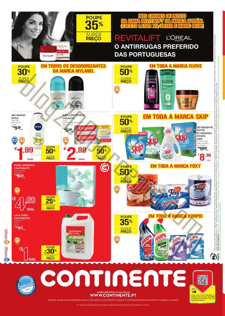 Antevisão folheto Continente especial fim de semana