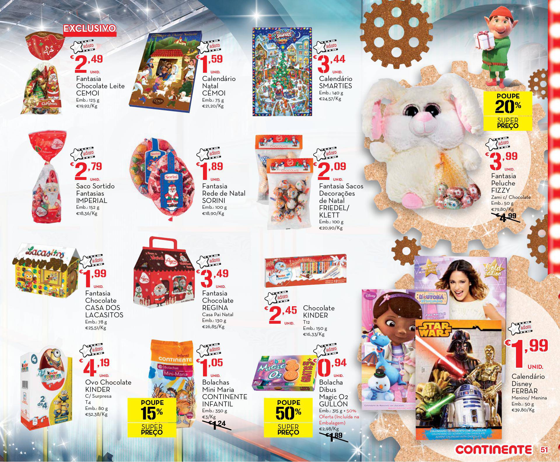 Novo folheto Continente especial brinquedos 