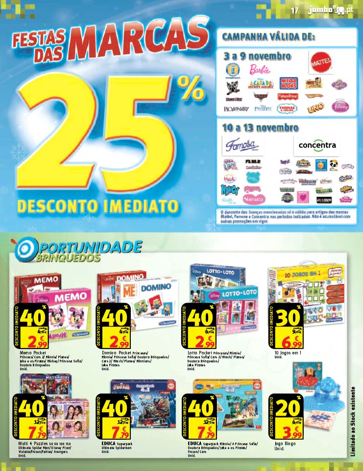 Antevisão folheto Jumbo