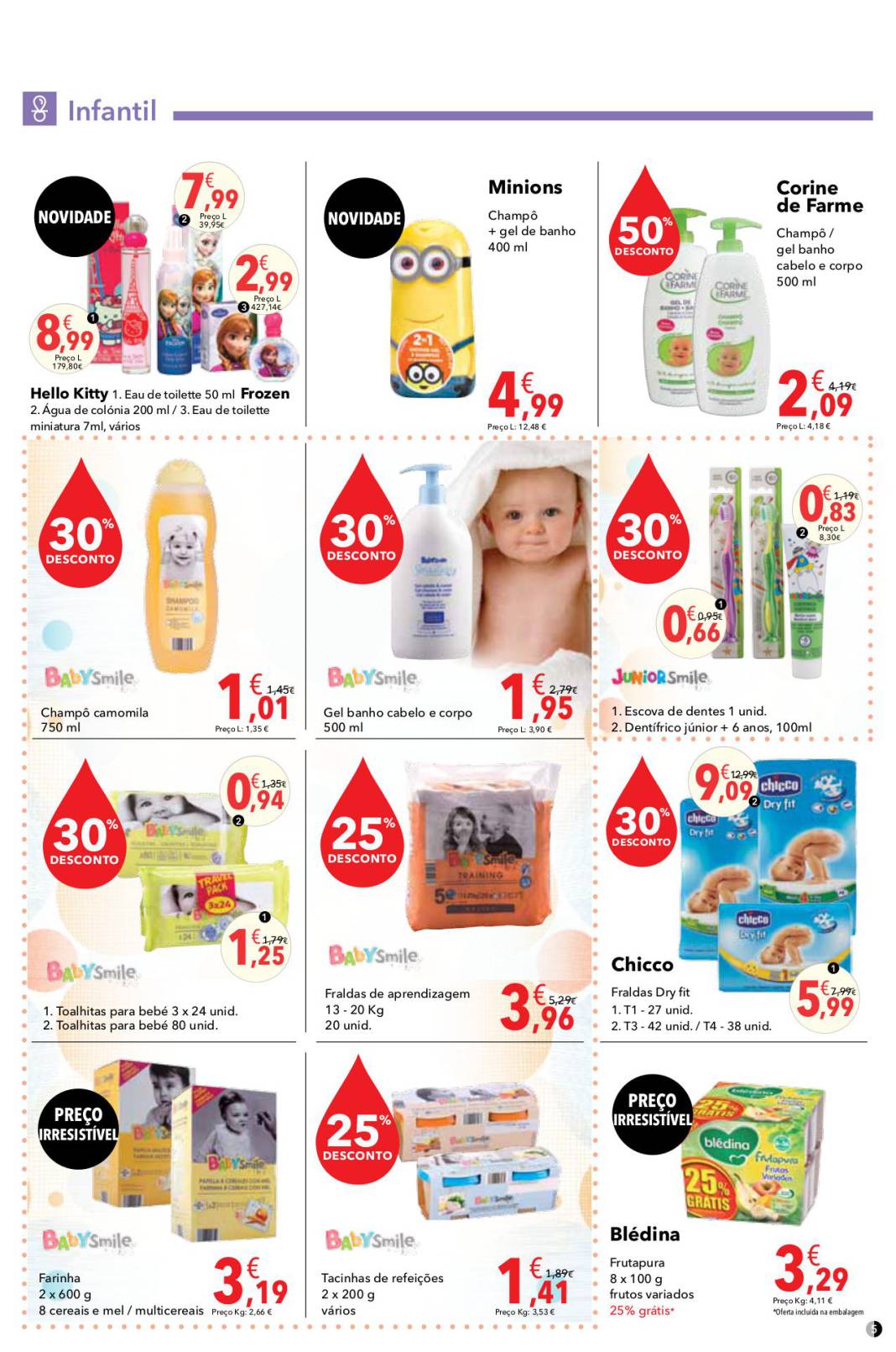 Antevisão folheto Clarel 