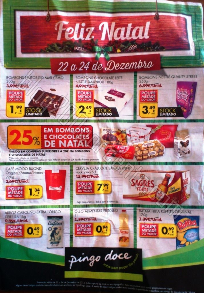 Antevisão Folheto PINGO DOCE Feliz Natal de 22 a 