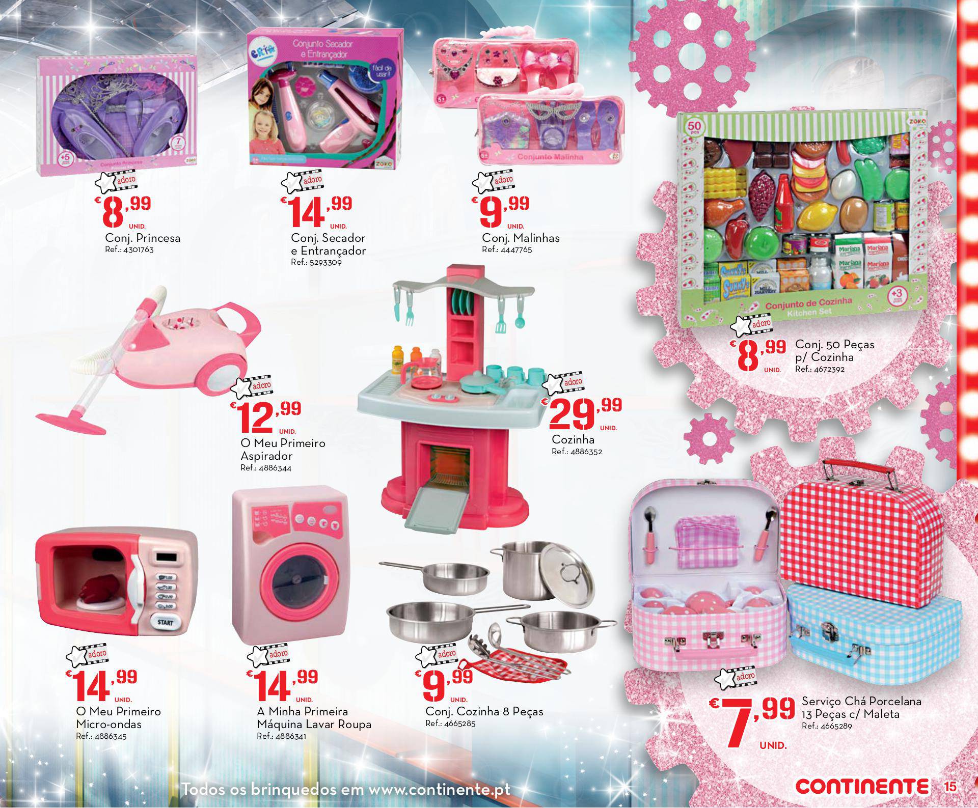 Novo folheto Continente especial brinquedos 
