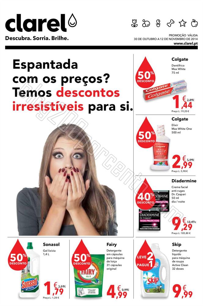 Antevisão folheto Clarel 30a12nov