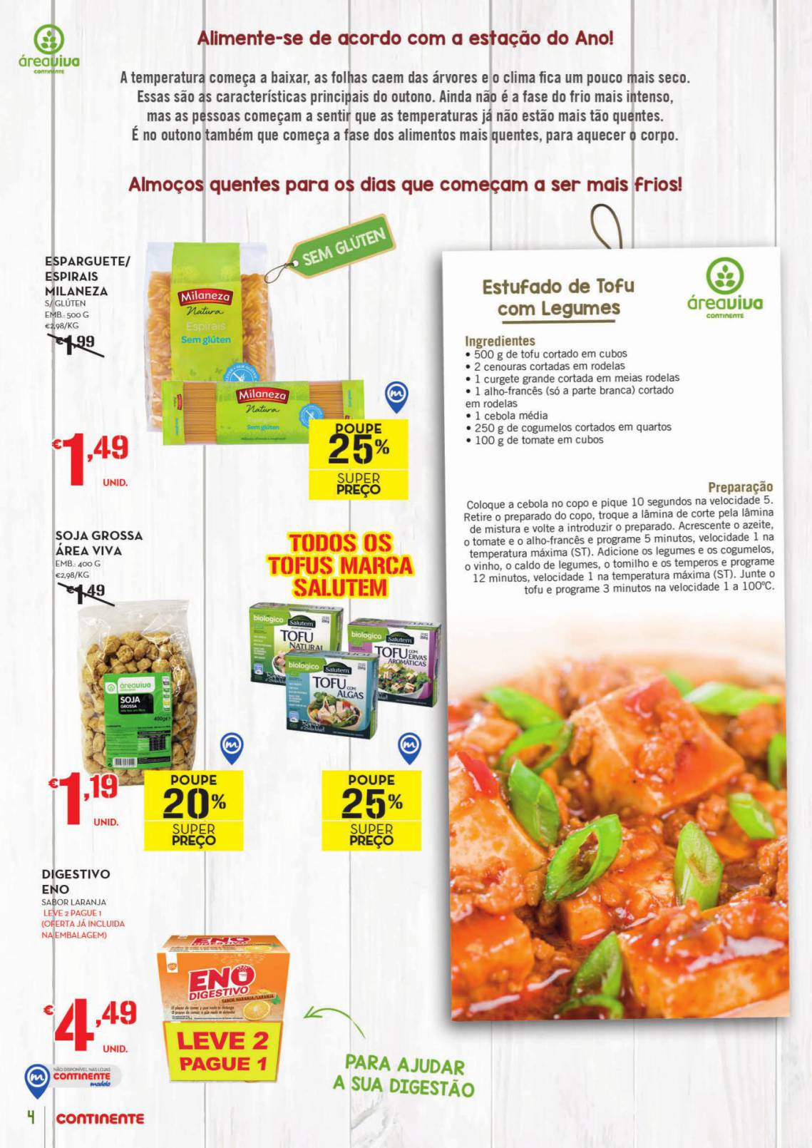 Antevisão folheto Continente especial área viva