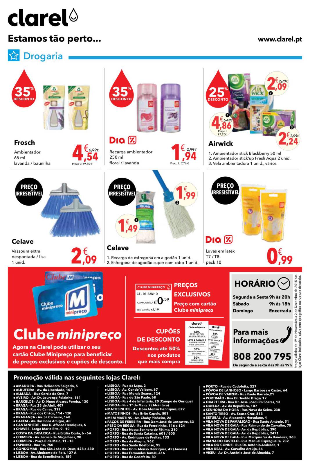 Antevisão folheto Clarel Antevisão folheto Clarel