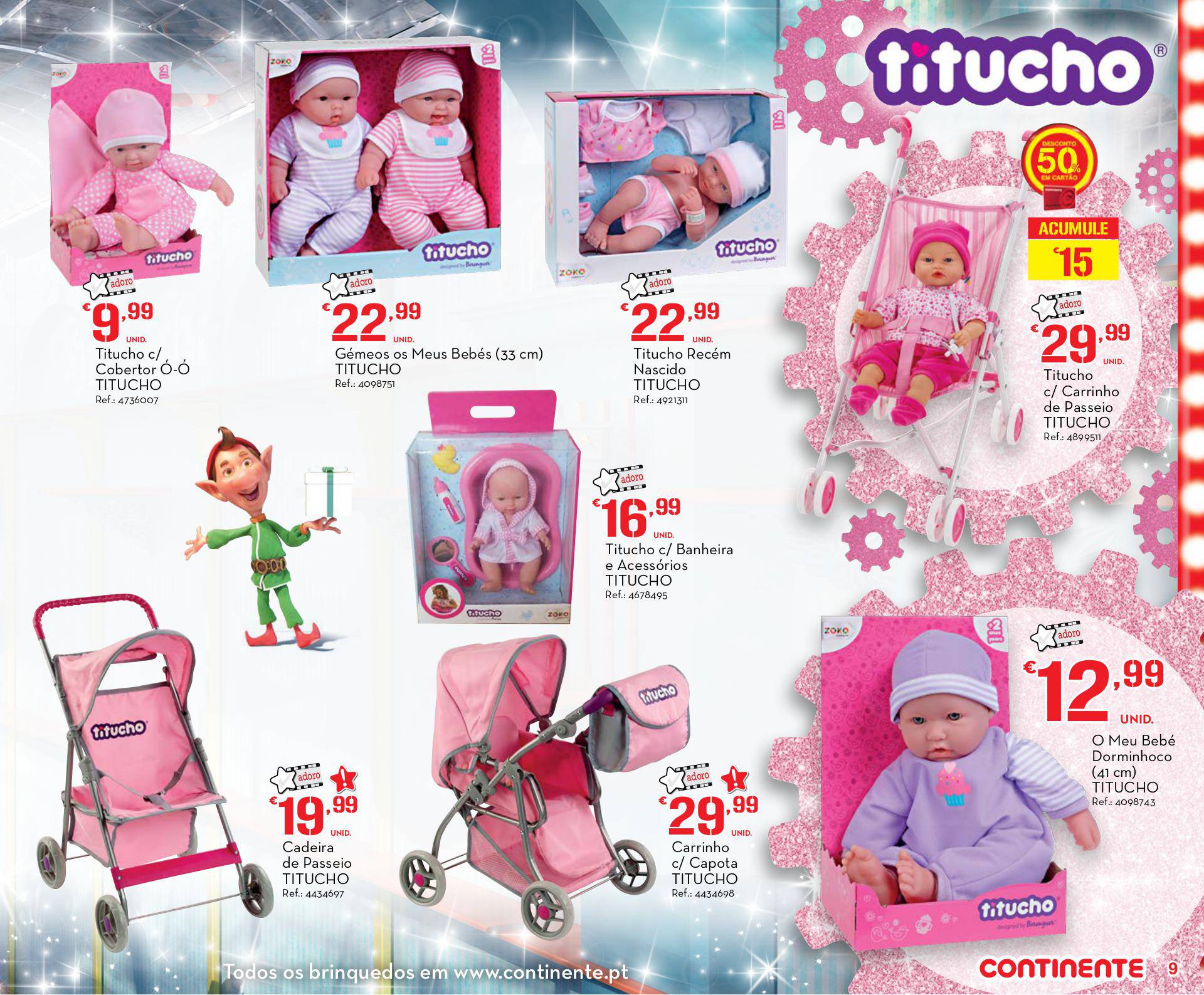 Novo folheto Continente especial brinquedos 