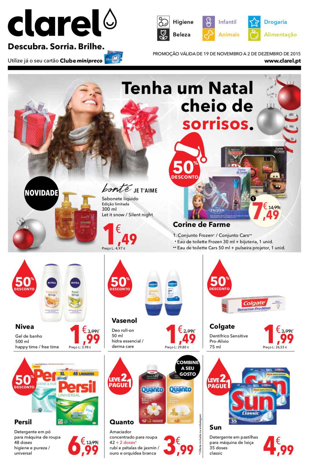 Antevisão folheto Clarel Antevisão folheto Clarel